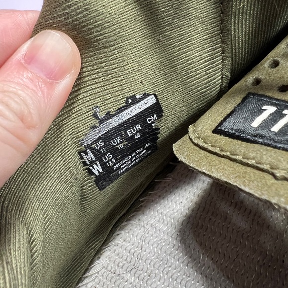 NOBULL SuperFabric Crossfit Trainer Shoes Men Size 11 Green Sneakers No Insoles - Picture 8 of 10